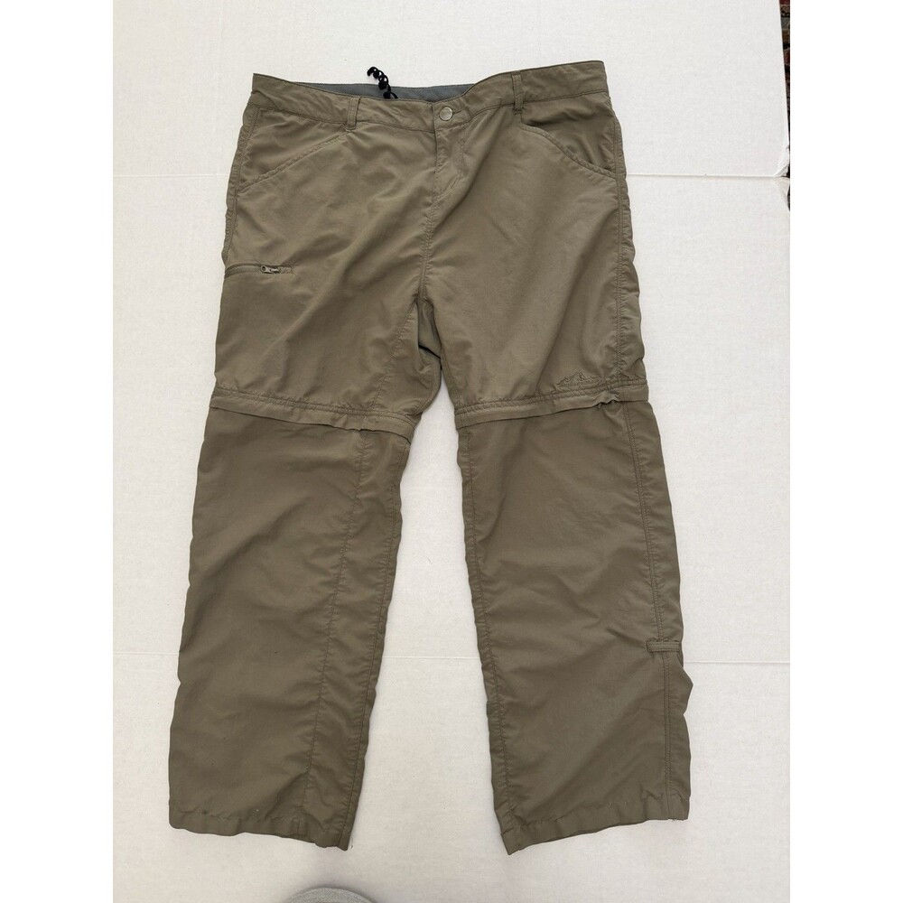 American Outback Men’s XL Nylon Convertible Hiking Pants Shorts Khaki Outdoors